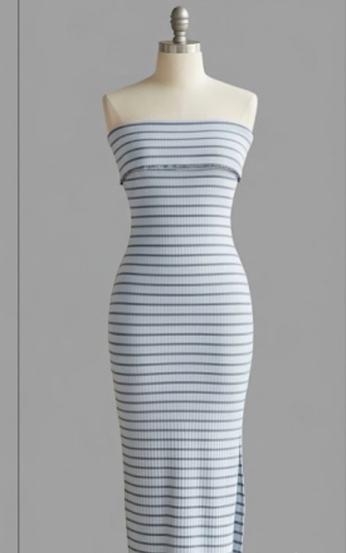 stripped maxi